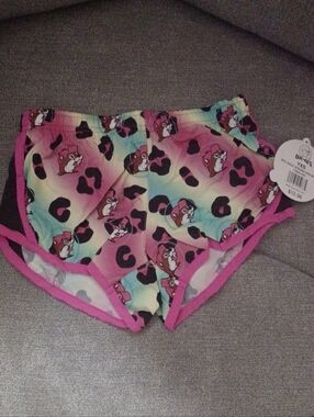 Bucees Little Girls XS athletic/swim Shorts-NEW